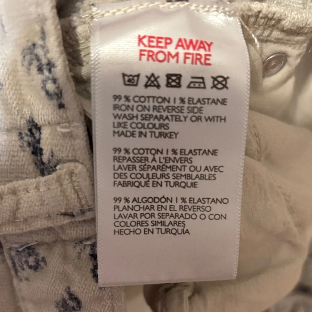 BDG Floral Velveteen Flare Pants Size 28 - Picture 3 of 7